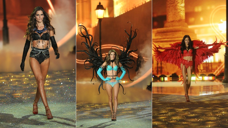 Illustration for article titled Emoji Lingerie and Snow Angels at the Victoria's Secret Fashion Show